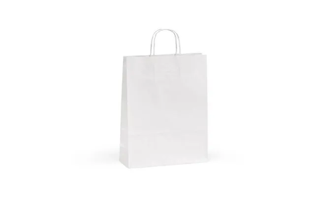 Promotional Etna M White Fsc Kraft Bag. 90gsm.made In Portugal White Custom Branded Merch With Logo For Bulk Corporate G