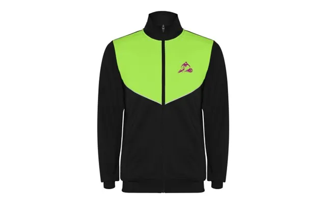 Promotional Evans Kids Tracksuit Solid Black-lime Branded With Your Logo