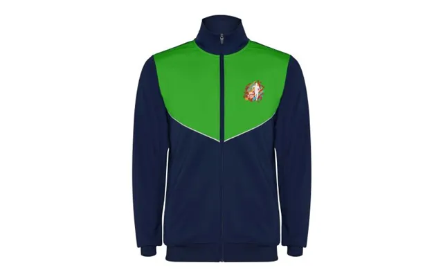 Promotional Evans Unisex Tracksuit Navy Blue-fern Green Branded With Your Logo product image