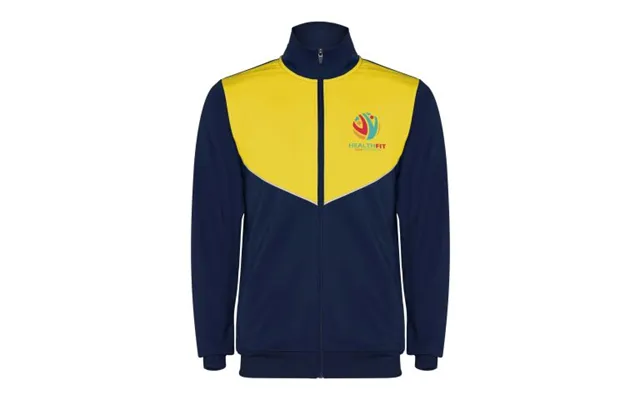 Promotional Evans Unisex Tracksuit Navy Blue-yellow Branded With Your Logo product image
