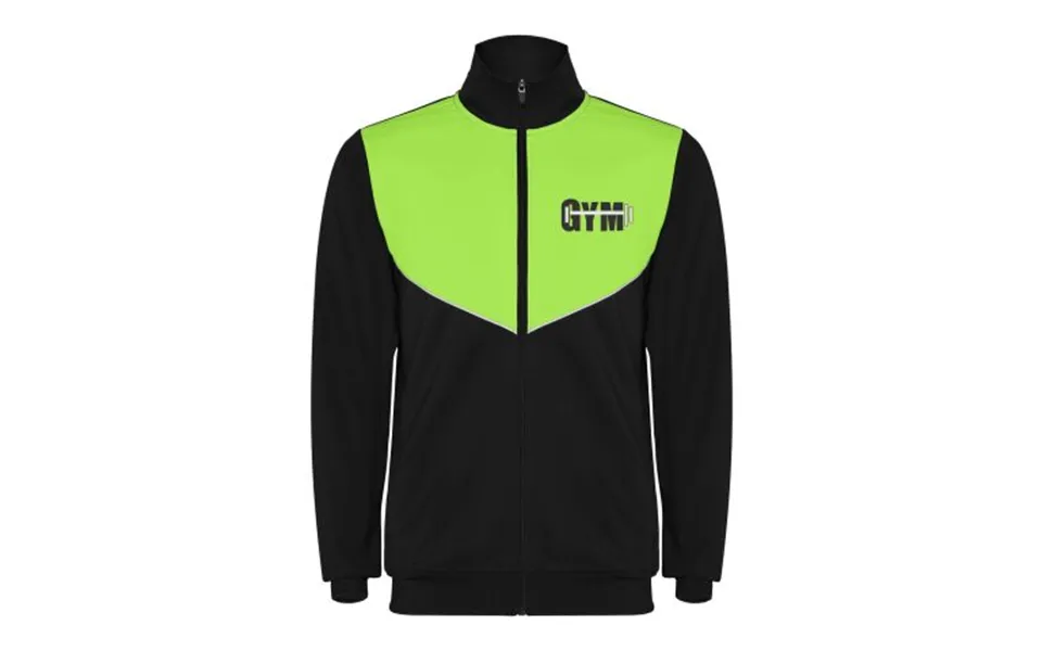 Promotional Evans Unisex Tracksuit Solid Black-lime Branded With Your Logo