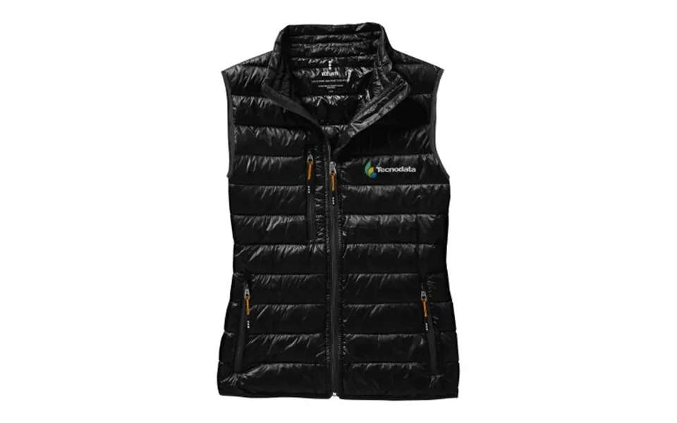 Promotional Fairview Women's Lightweight Down Bodywarmer Solid Black Branded With Your Logo