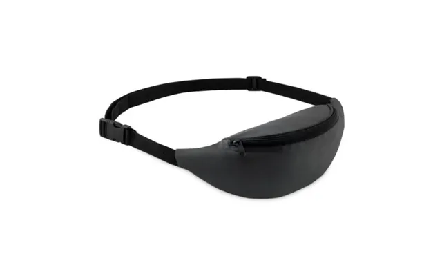 Promotional Fanny Bag In 210d Polyester Black Branded With Your Logo