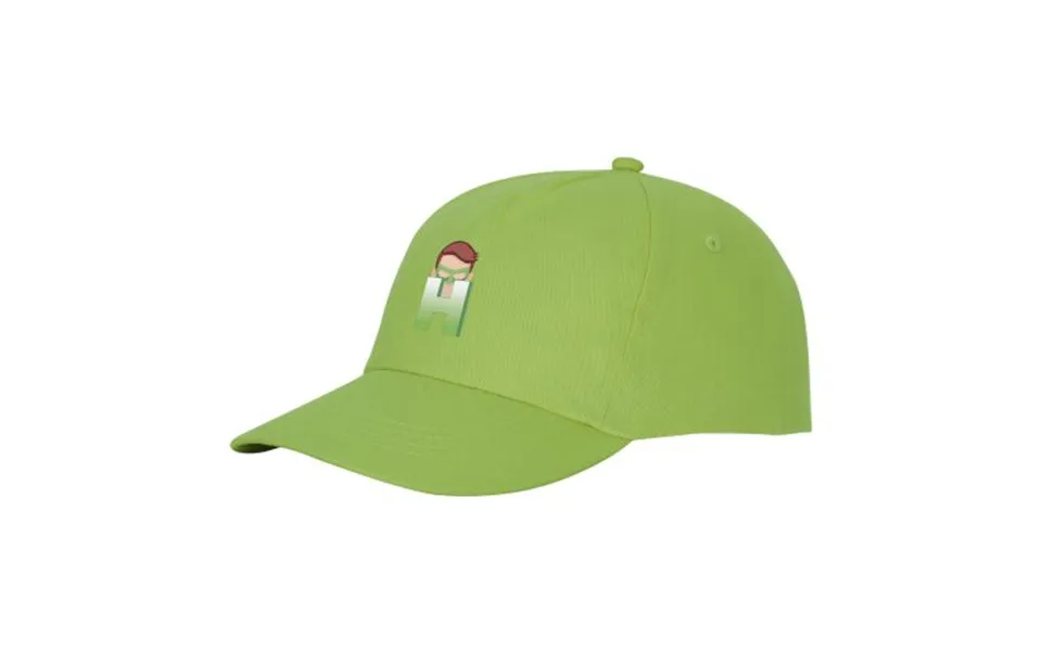 Promotional Feniks 5 Panel Cap Apple Green Branded With Your Logo