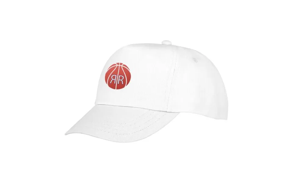 Promotional Feniks Kids 5 Panel Cap White Branded With Your Logo