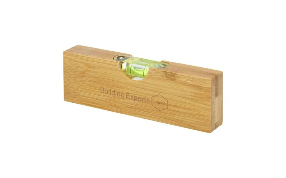 Promotional Flush Bamboo Spirit Level With Bottle Opener Natural Branded With Your Logo
