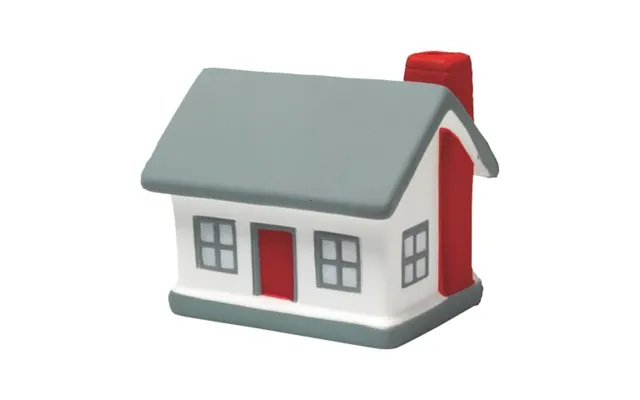 Promotional Foam House Bernadetta Red White Gray Custom Branded Merch With Logo For Bulk Corporate Gifts