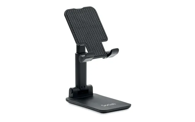 Promotional Foldable Phone Stand In Abs Black Custom Branded Merch With Logo For Bulk Corporate Gifts