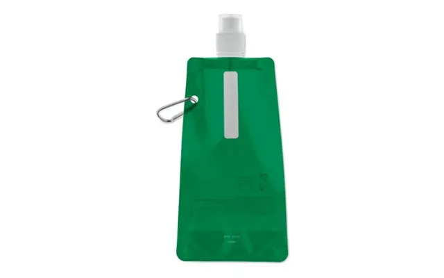Promotional Foldable Water Bottle Transparent Green Branded With Your Logo