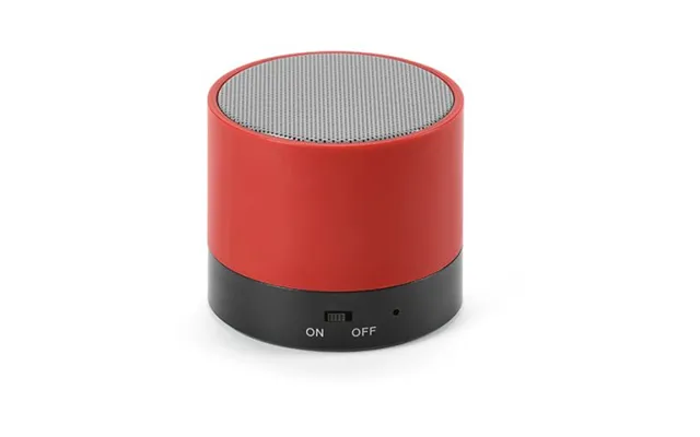 Promotional Gauss Speaker Rabs 300 Mah. 1.5h Playtime. 3w Red Branded With Your Logo