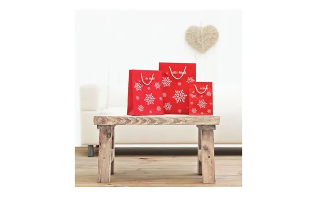 Promotional Gift Paper Bag Small Red Branded With Your Logo