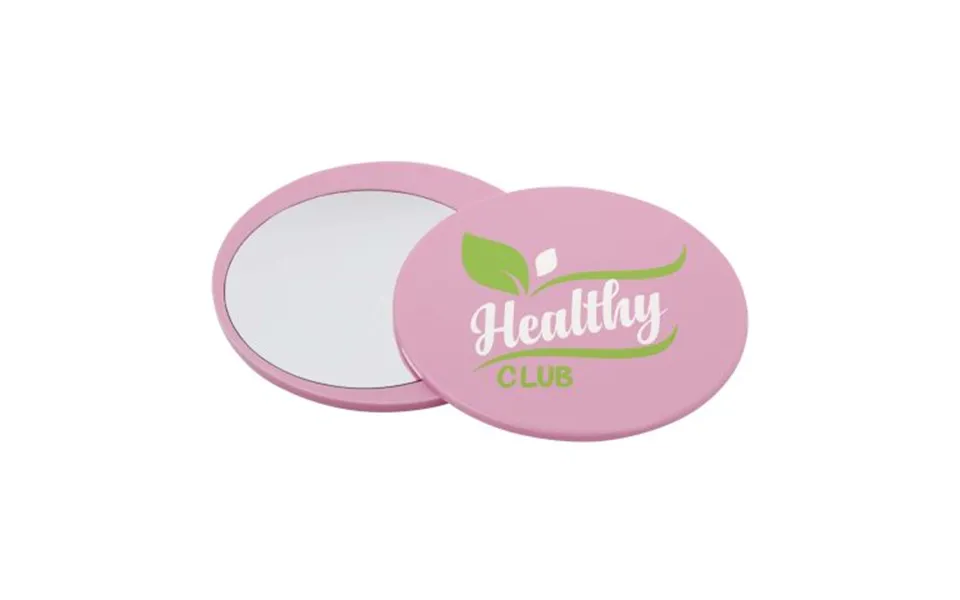 Promotional Glider Slider Makeup Mirror Light Pink Branded With Your Logo