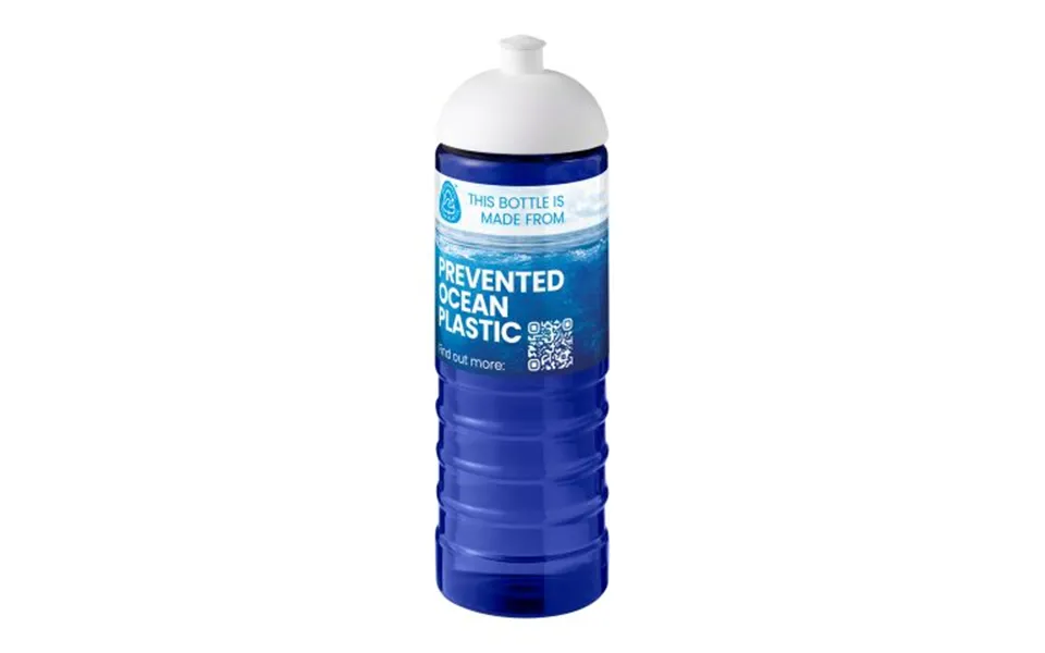 Promotional H2o Active Eco Treble 750 Ml Dome Lid Sport Bottle Blue-white Branded With Your Logo