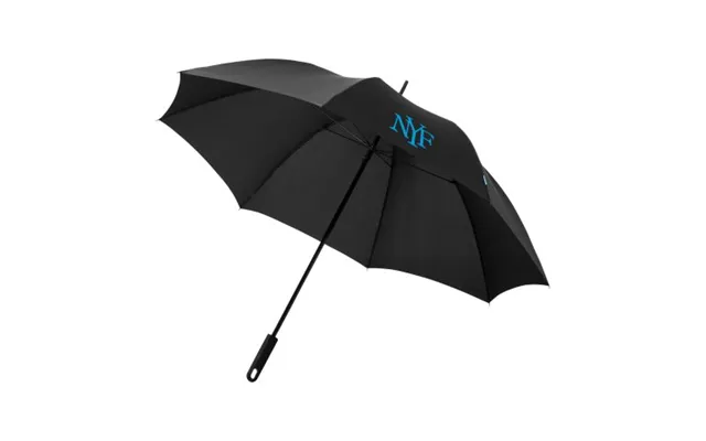 Promotional Halo 30 Exclusive Design Umbrella Solid Black Branded With Your Logo