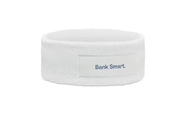 Promotional Headband In Polycotton White Branded With Your Logo