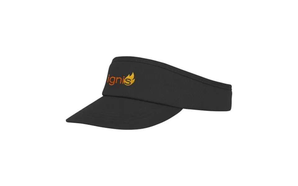 Promotional Hera Sun Visor Solid Black Branded With Your Logo