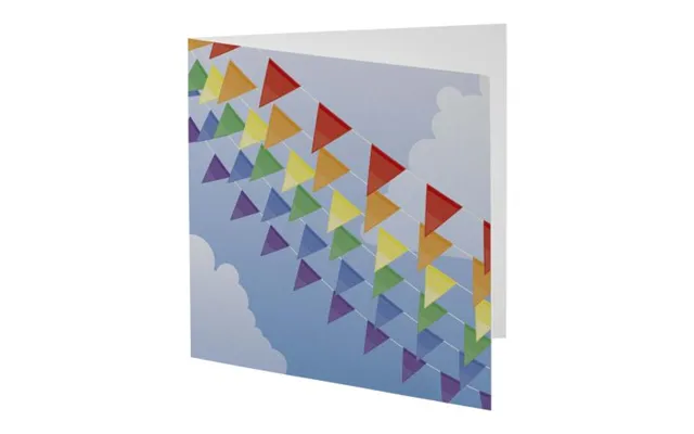 Promotional Herald Square Greeting Card White Branded With Your Logo