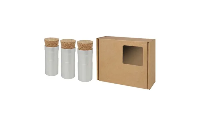 Promotional Hey Pots Desktop Garden Flower Mix - Set Of Three Silver Branded With Your Logo