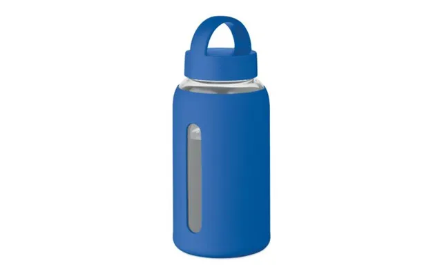 Promotional High Borosilicate Glass Bottle Royal Blue Custom Branded Merch With Logo For Bulk Corporate Gifts product image