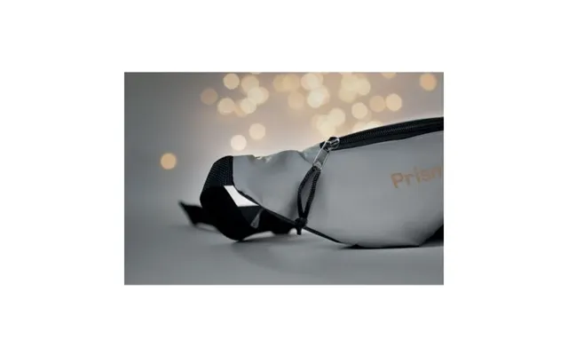 Promotional High Reflective Waist Bag Matt Silver Branded With Your Logo