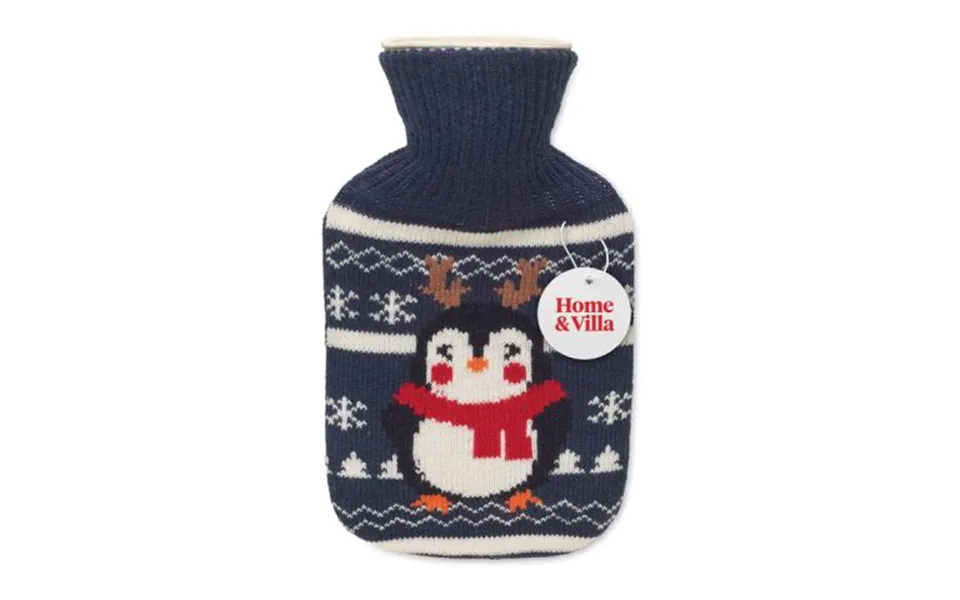 Promotional Hot Water Bottle 250ml Navy Blue Branded With Your Logo