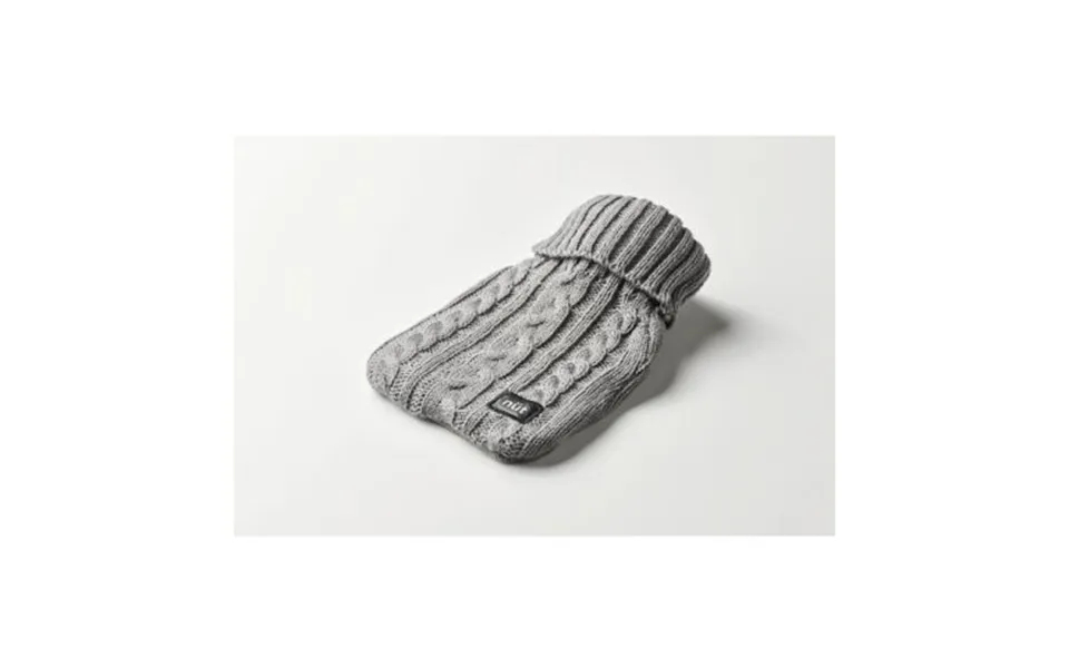 Promotional Hot Water Bottle 400ml Grey Branded With Your Logo
