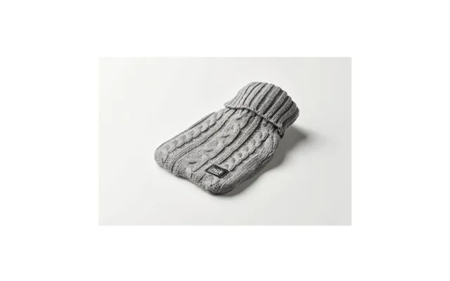Promotional Hot Water Bottle 400ml Grey Branded With Your Logo product image