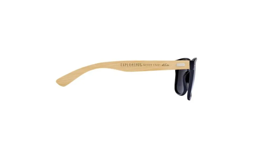 Promotional Hue Sunglasses With Bamboo Temples Silver Branded With Your Logo