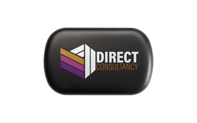 Promotional Hush Earplugs Solid Black Branded With Your Logo