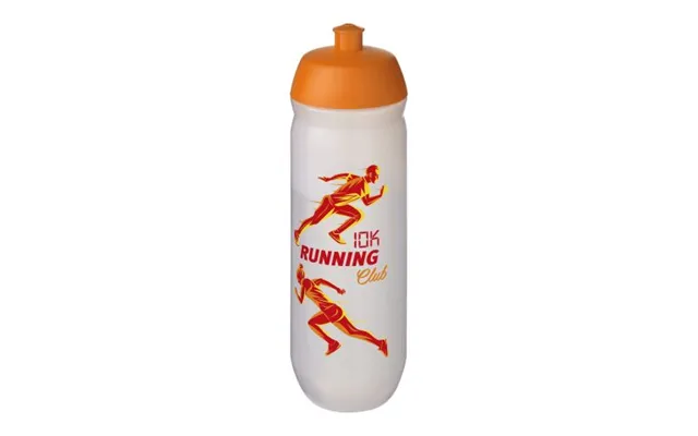 Promotional Hydroflex Clear 750 Ml Sport Bottle Orange-frosted Clear Not Available Custom Branded Merch With Logo For Bu