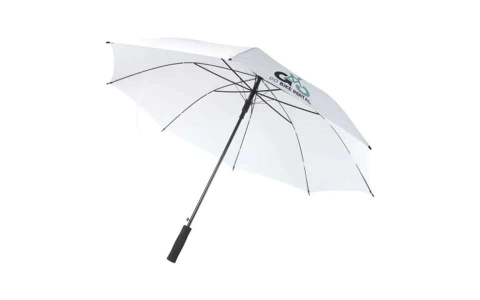 Promotional Ibi 27 Umbrella White Branded With Your Logo