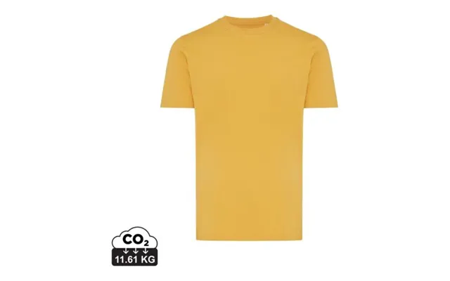 Promotional Iqoniq Brett Recycled Cotton T-shirt Ochre Yellow Xxs Custom Branded Merch With Logo For Bulk Corporate Gift product image