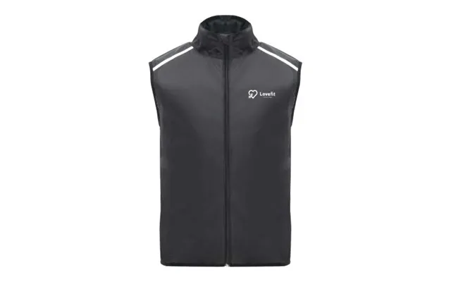 Promotional Jannu Unisex Lightweight Running Bodywarmer Solid Black Branded With Your Logo
