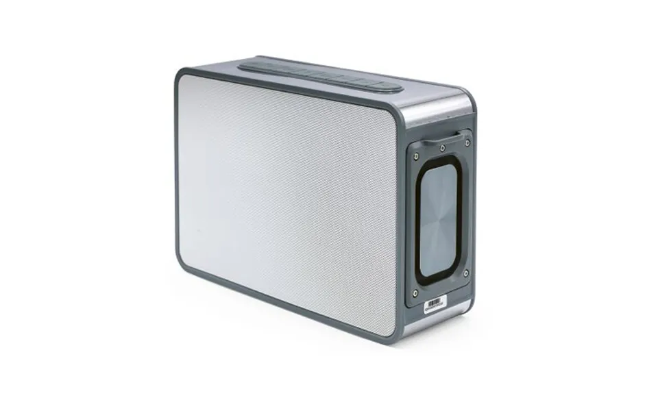 Promotional Jouncer Speaker Rabs 5200mah. 30h Playtime. 80w Silver Branded With Your Logo