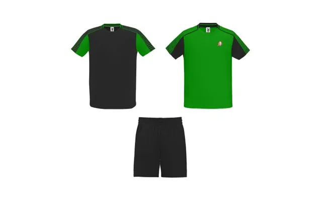 Promotional Juve Kids Sports Set Fern Green-solid Black Branded With Your Logo