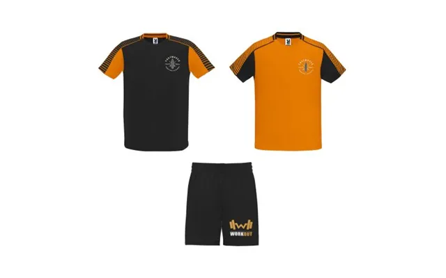Promotional Juve Unisex Sports Set Orange-solid Black Branded With Your Logo product image