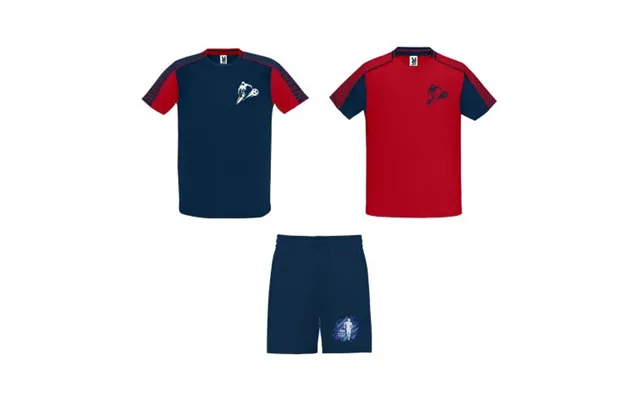 Promotional Juve Unisex Sports Set Red-navy Blue Branded With Your Logo