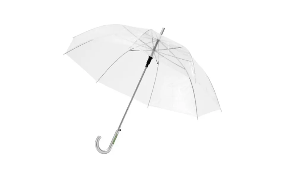 Promotional Kate 23 Transparent Auto Open Umbrella White Branded With Your Logo