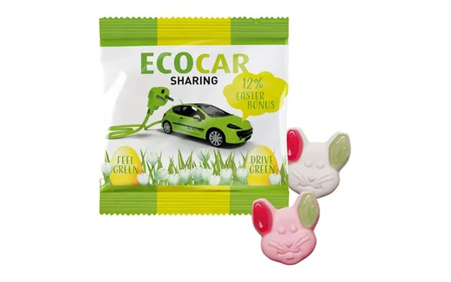 Promotional Katjes Green Ear Rabbit Branded With Your Logo