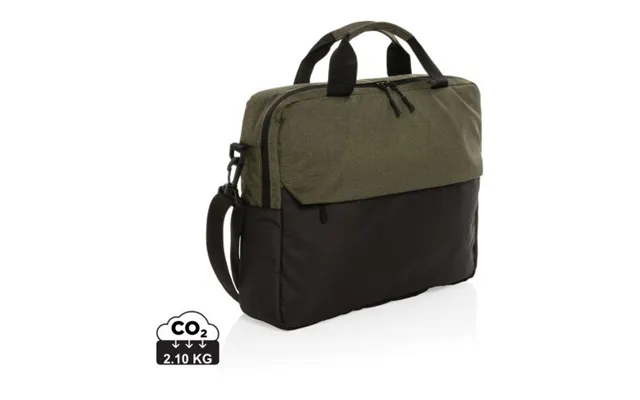 Promotional Kazu Aware Rpet Basic 15.6 Inch Laptop Bag Green Branded With Your Logo
