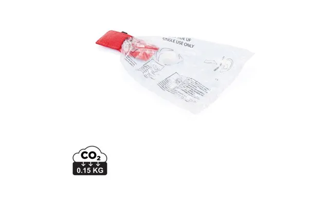 Promotional Keychain Cpr Mask Red Custom Branded Merch With Logo For Bulk Corporate Gifts product image