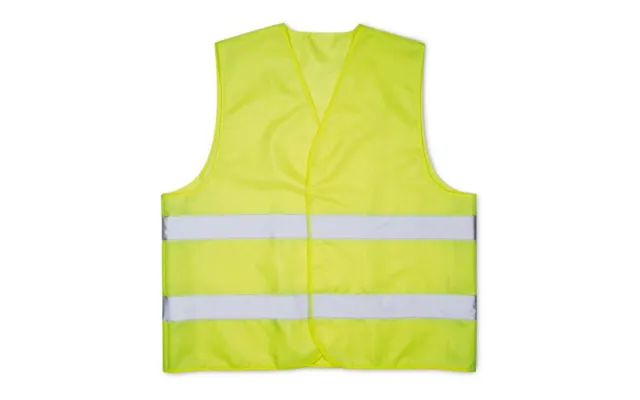 Promotional Knitted Material Waistcoat Yellow Branded With Your Logo