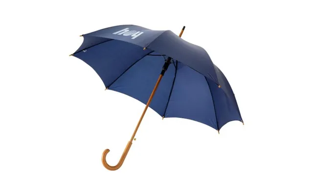 Promotional Kyle 23 Auto Open Umbrella Wooden Shaft And Handle Deep Blue Branded With Your Logo product image