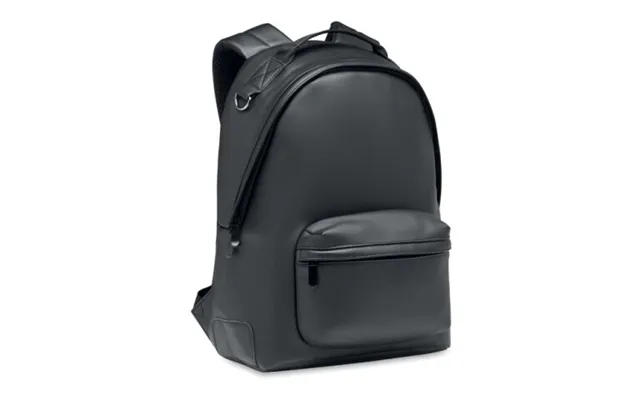 Promotional Laptop 15 Soft Pu Backpack Black Branded With Your Logo