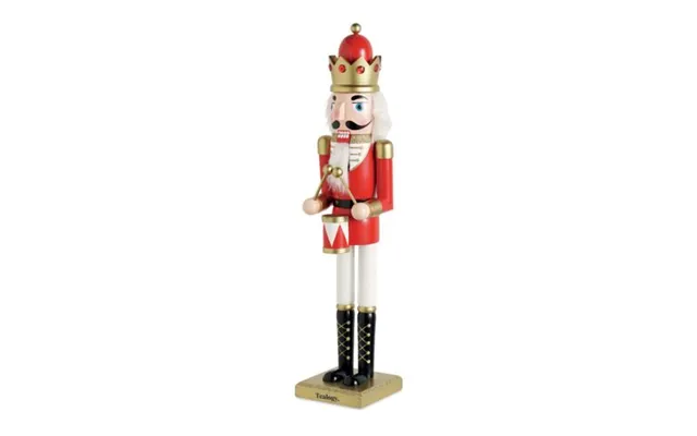 Promotional Large Wooden Nutcracker Red Custom Branded Merch With Logo For Bulk Corporate Gifts