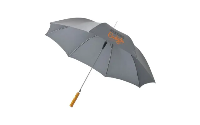 Promotional Lisa 23 Auto Open Umbrella Grey Branded With Your Logo