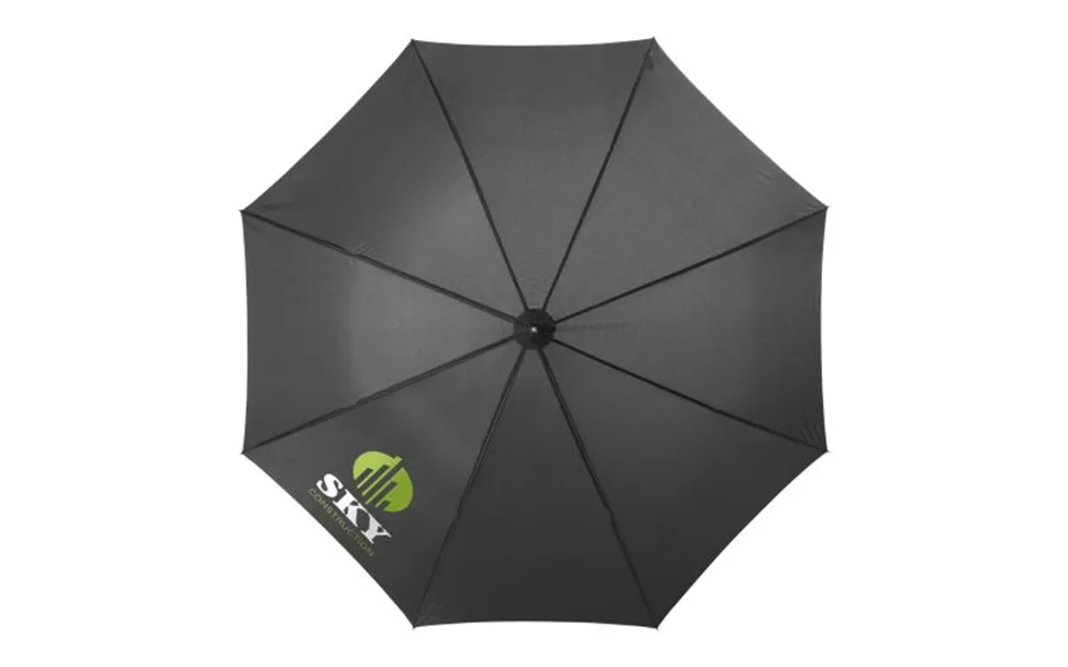 Promotional Lisa 23 Auto Open Umbrella Solid Black Branded With Your Logo