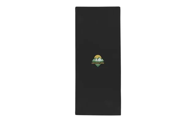 Promotional Lucas Rpet Sport Towel 30x80 Cm Solid Black Branded With Your Logo product image