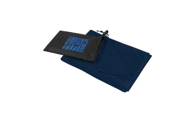 Promotional Lucas Rpet Sport Towel 50x100 Cm Navy Branded With Your Logo product image