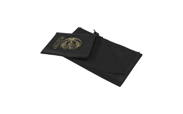 Promotional Lucas Rpet Sport Towel 70x140 Cm Solid Black Branded With Your Logo product image
